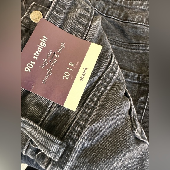 Women’s Ava & Viv high rise 90’s straight stretch no gap waistband  READ INFO - Picture 9 of 13